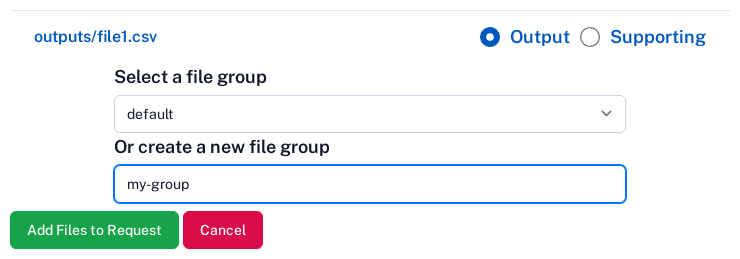 Add file form